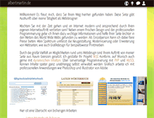 Tablet Screenshot of albertmartin.de